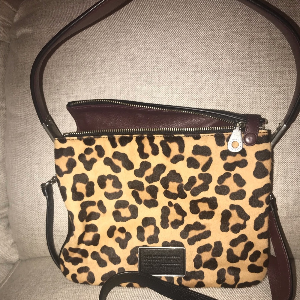 Marc by Marc Jacobs Ligero Leopard Calfskin Bag